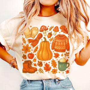Cozy Season autumn celebration Comfort Colors T shirt 2