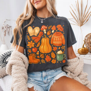 Cozy Season autumn celebration Comfort Colors T shirt 3