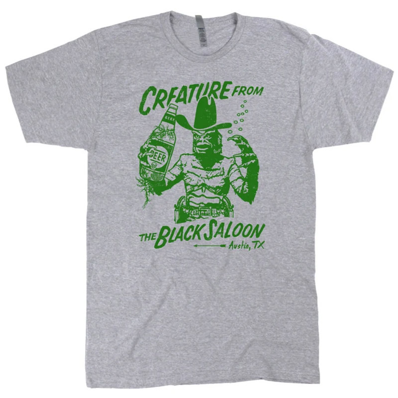 Creature From The Black Saloon Drinking Beer Funny Beer Shirt Creature From The Black Saloon Drinking Beer Funny Beer Shirt