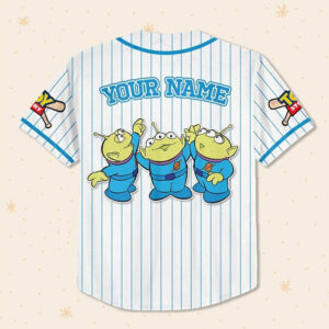 Custom Disney Toy Story Aliens Baseball Jersey