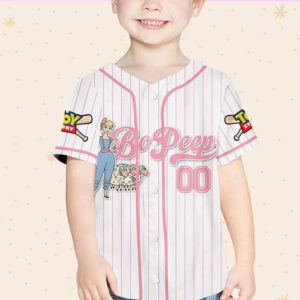 Custom Disney Toy Story Bo Peep Baseball Jersey 3