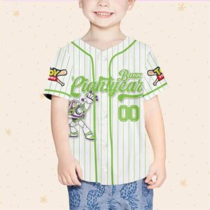Custom Disney Toy Story Buzz Lightyear Baseball Jersey 1