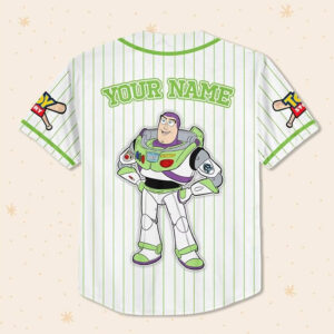 Custom Disney Toy Story Buzz Lightyear Baseball Jersey
