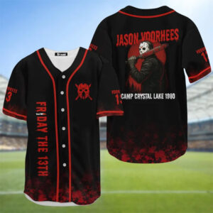 Custom Friday The 13th Horror Killer Baseball Jersey