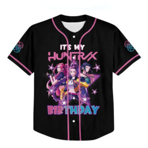 Custom It’s My Huntrix Birthday Kpop Demon Hunter Baseball Jersey