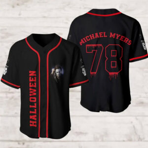 Custom Michael Myers Series Killer Baseball Jersey