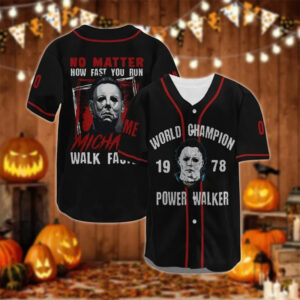 Custom World Champion 1978 Michael Myers Halloween Baseball Jersey