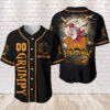 Custom Disney Halloween Grumpy Baseball Jersey