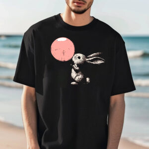 Cute Bunny And Bubblegum T-shirt
