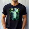 Cute Green Lizard Funny Meme Graphic T-shirt