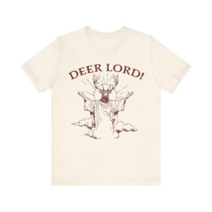 DEER LORD Funny Jesus Deer T shirt 2