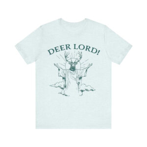 DEER LORD Funny Jesus Deer T shirt 3