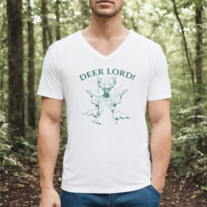 DEER LORD Funny Jesus Deer T shirt