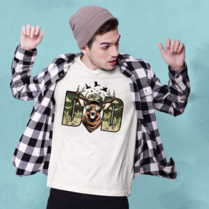 Deer Hunting Dad, Dad Hunter Gift Tee 3