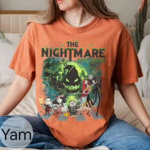 Disney The Nightmare Before Christmas Comfort Colors T shirt 3