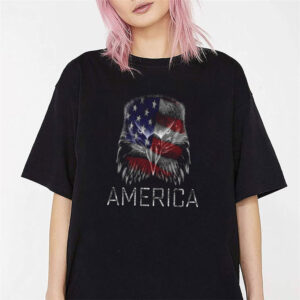 Eagle Flag USA Patriotic T shirt 1