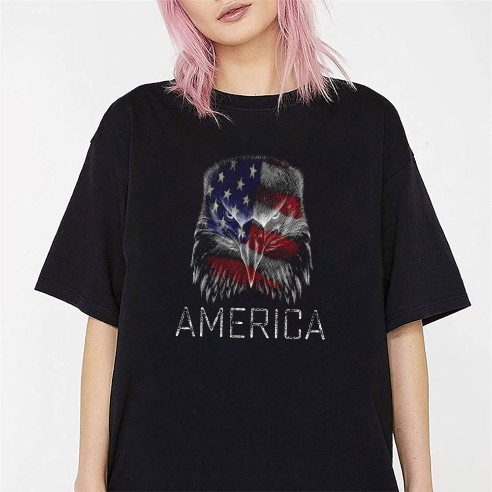 Eagle Flag USA Patriotic T-shirt Eagle Flag USA Patriotic T-shirt