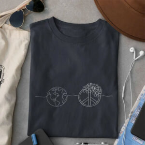 Earth and Peace Symbol, World Peace Shirt 1