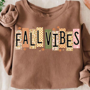 Fall Vibes Preppy Autumn Pumpkin Comfort Colors T-shirt
