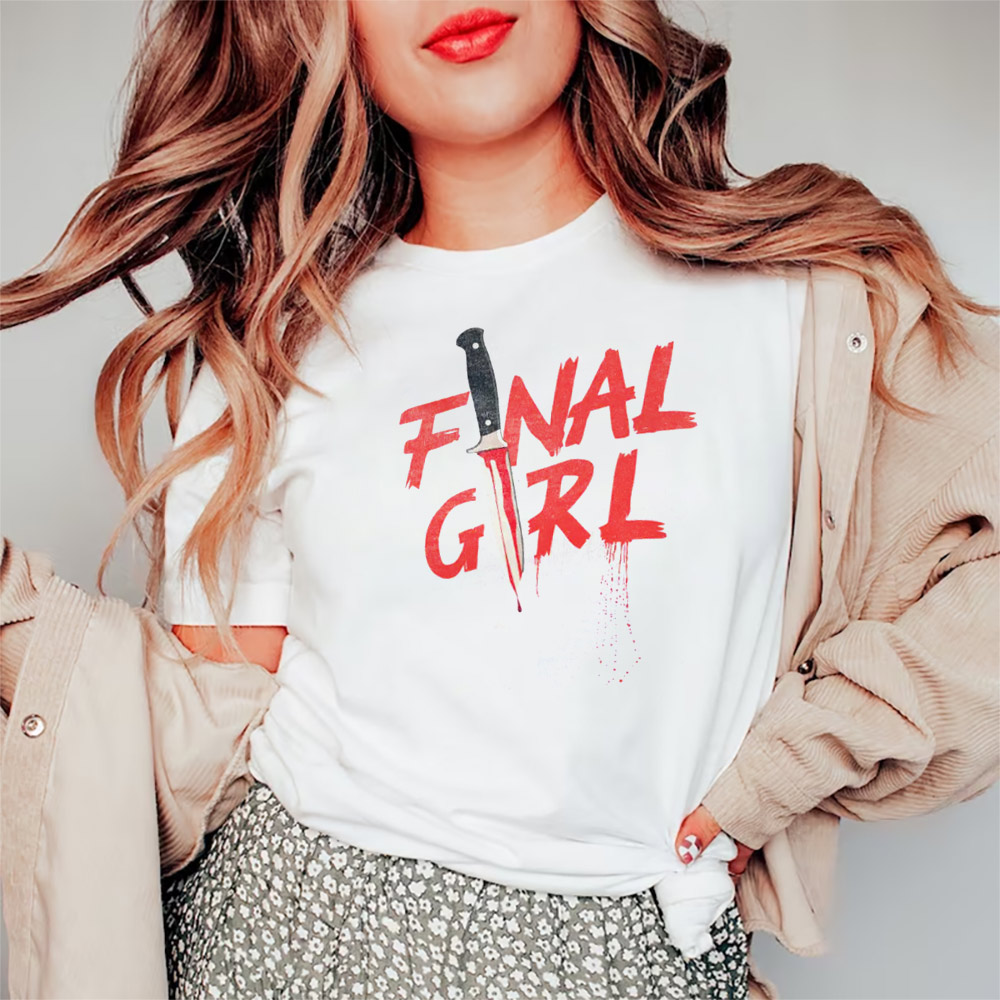 Final Girl Halloween Horror Movie T-shirt Final Girl Halloween Horror Movie T-shirt