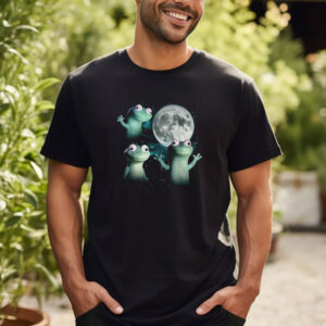 Funny Lizard Moon Meme T-shirt Funny Lizard Moon Meme T-shirt