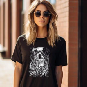 Gates Death The Reapper Dark Art T-shirt