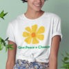 Give Peace A Chance, Peace Sunflower T-shirt