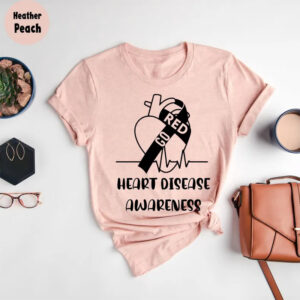 Go Red For Heart Disease Awareness Comfort Colors T-shirt