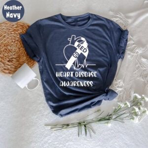 Go Red For Heart Disease Awareness Comfort Colors T shirt 2