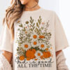 God Is Good All The Time Fall Christian Comfort Colors T-shirt