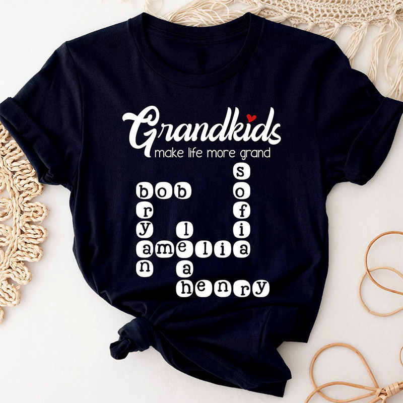 Grandkids Make Life More Grand Shirt Grandkids Make Life More Grand Shirt