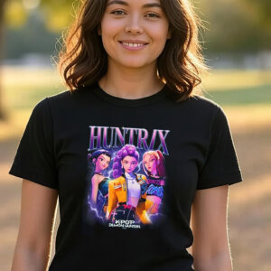 HUNTRIX Heartthrob K-pop Demon Hunters Vintage 90s T-shirt