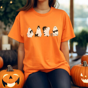 Halloween Black Cat, Spooky Season Comfort Colors Tee Halloween Black Cat, Spooky Season Comfort Colors Tee