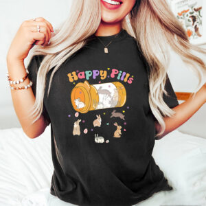 Happy Pills Funny Nursing Bunny Shirt 1