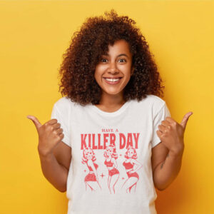 Have A Killer Day Halloween Horror Girls Group T shirt 1