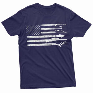 Hunting and Fishing American Flag, Hunting Season Gift Shirt 3