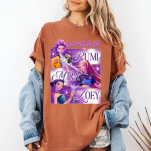 Huntrix Girls Group Members Comfort Colors T shirt 3