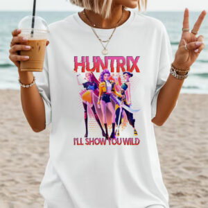 Huntrix Girls I'll Show You Wild Comfort Colors T shirt 3