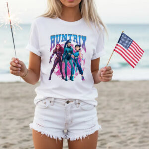 Huntrix Girls Kpop Demon Hunters Netflix Comfort Colors T shirt 2