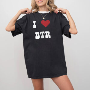 I Heart Love BTR Big Time Rush Shirt 1