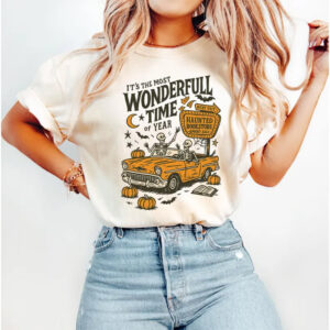 It's The Most Wonderful Time Of The Year Halloween Comfort Colors T shirt 3