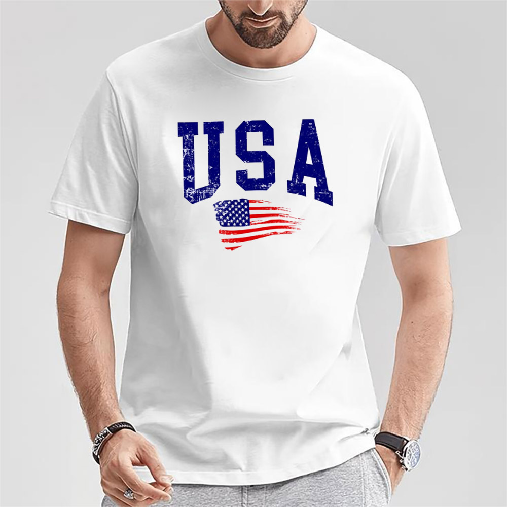July 4th USA Flag Shirt July 4th USA Flag Shirt