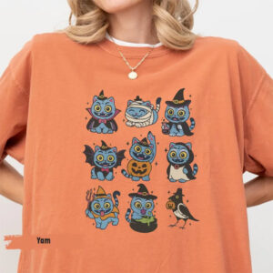 K-pop Demon Hunters Durpy Tiger Halloween Comfort Colors T-shirt