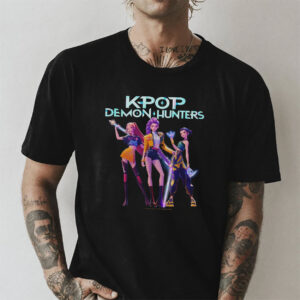 KPop Demon Hunters Girls Group Huntrix Portrait T shirt 2