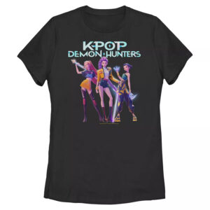 KPop Demon Hunters Girls Group Huntrix Portrait T shirt 3