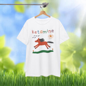 Ketamine Horse Kid Funny Art Graphic T-shirt Ketamine Horse Kid Funny Art Graphic T-shirt