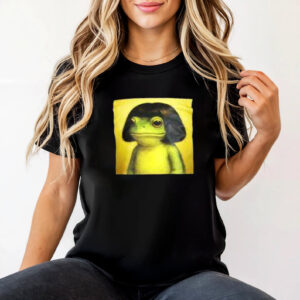 Lady Frog With Hair Funny Frog Meme T-shirt Lady Frog With Hair Funny Frog Meme T-shirt