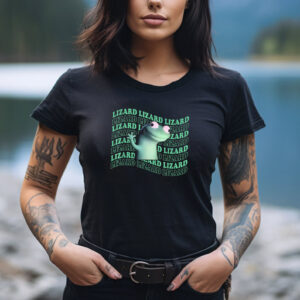 Lizard Meme Animation T shirt 1
