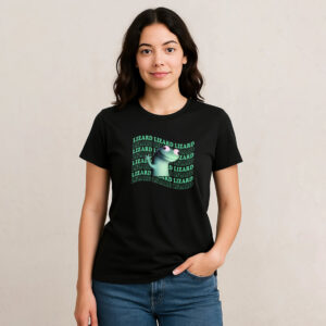 Lizard Meme Animation T shirt 3
