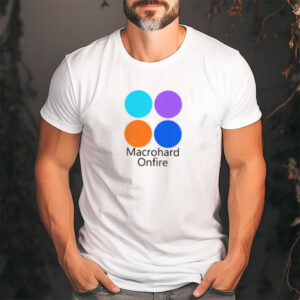 Macrohard Onfire Microsoft Bill Gates T-shirt Macrohard Onfire Microsoft Bill Gates T-shirt